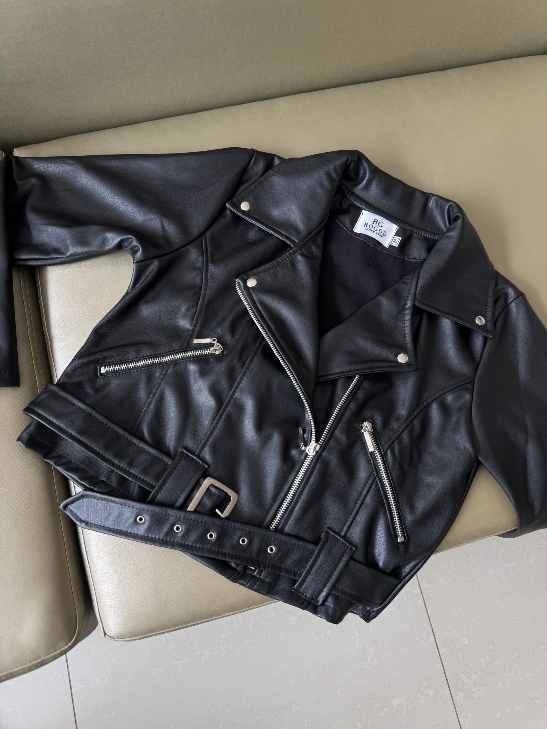 LEATHER JACKET BLACK