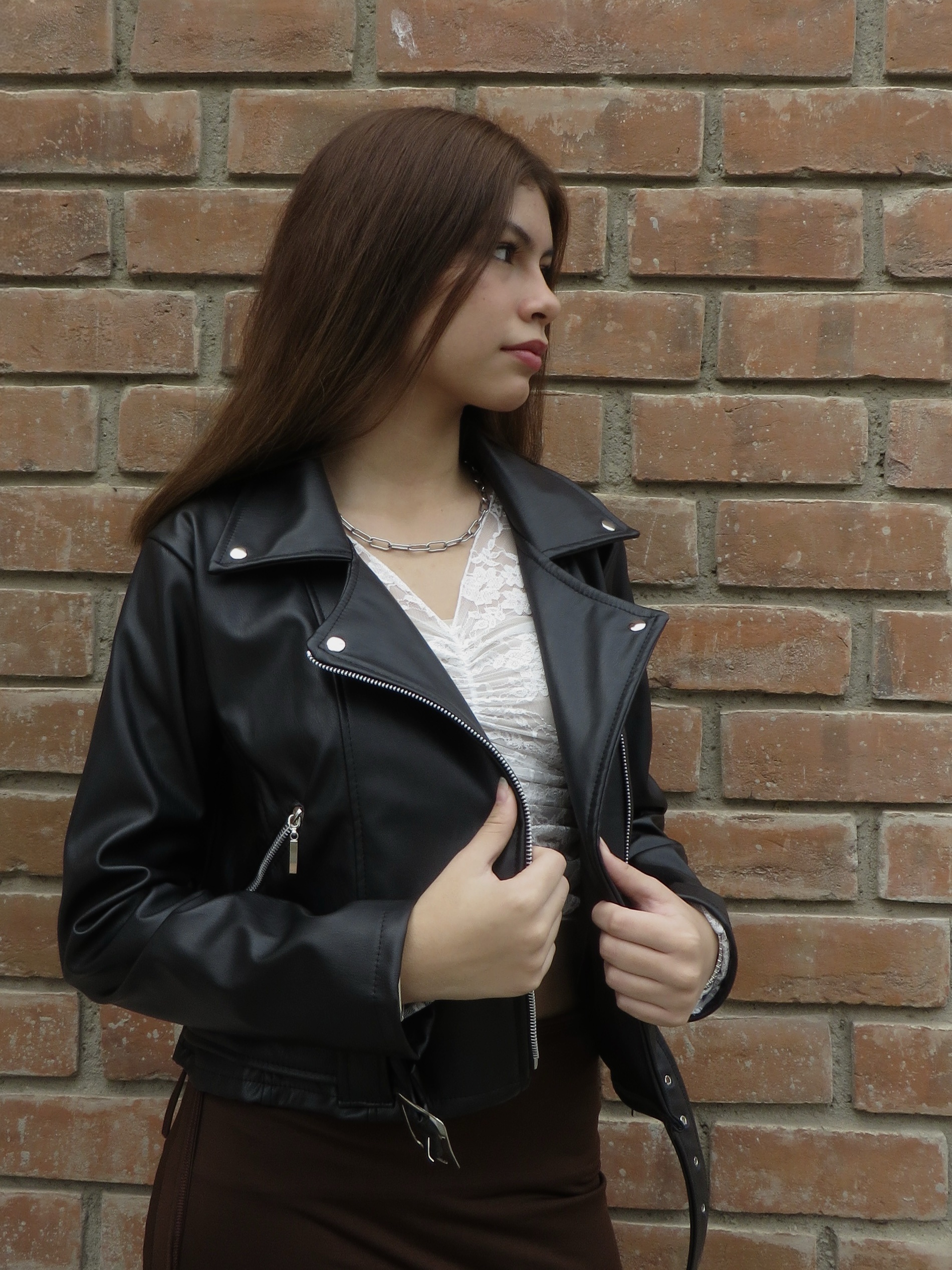 LEATHER JACKET BLACK