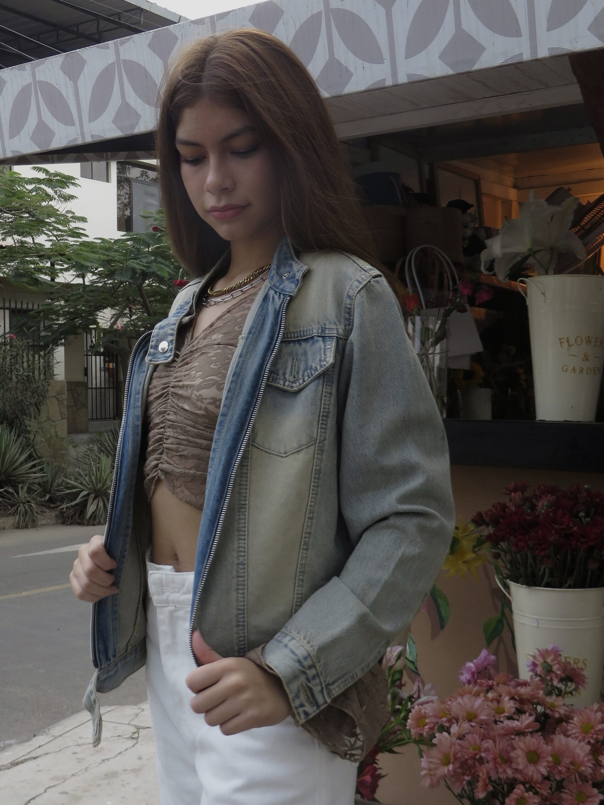 CASACA DENIM BOSS OXY