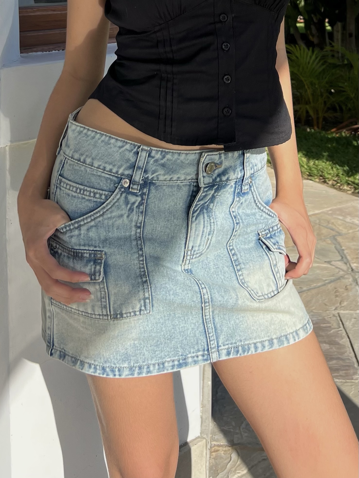 MINI SKIRT DENIM KASU